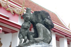 A rather mysterious statue.